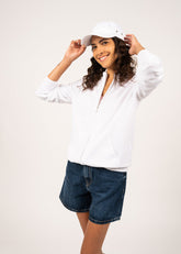 BARCELONE Cotton Cardigan (WHITE)