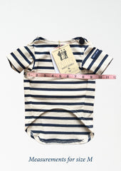 PARISIAN PUP Shirt (ECRU / NAVY)