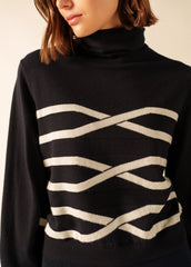SAILOR Sweater x Isabelle Ballu (NAVY / IVORY)
