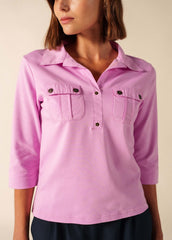 OLERON Polo Shirt (TEA ROSE PINK)