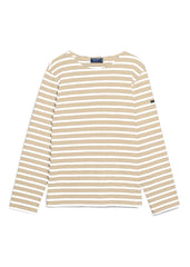 MERIDIEN MODERNE Breton Shirt (OATMEAL / WHITE)