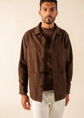 SIROCCO III French Chore Jacket (CHOCOLATE)
