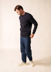 CANCALE Fisherman Sweater (NAVY)