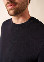 CANCALE Fisherman Sweater (NAVY)