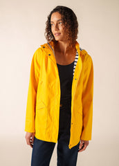 ST MORGANE Hooded Raincoat (YELLOW)