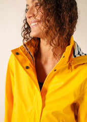 ST MORGANE Hooded Raincoat (YELLOW)