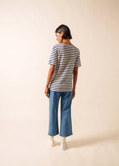 LEVANT MODERN Breton Shirt (ECRU / NAVY)