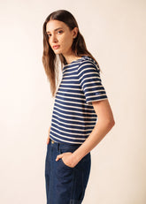 LEVANT MODERN Breton Shirt (NAVY / ECRU)