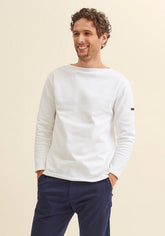 GUILDO Boatneck Breton Shirt (ECRU)