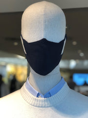 Cotton Knit Face Mask (BLACK)