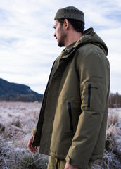 ST DENIS Hooded Jacket (OLIVE GREEN)