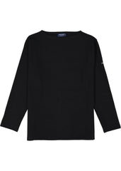 GUILDO Boatneck Breton Shirt (BLACK)