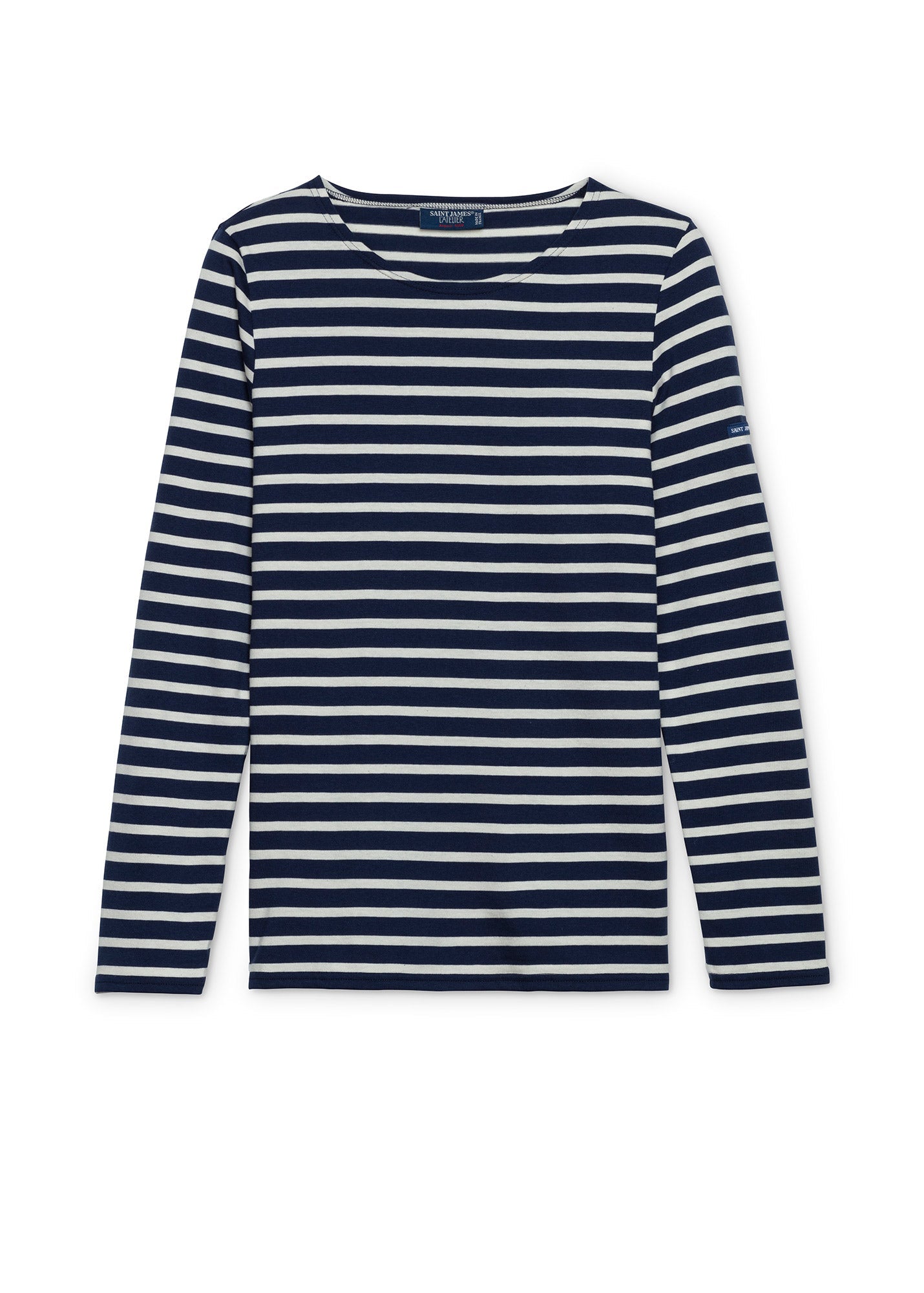 MINQUIDAME Breton Shirt (NAVY / ECRU)