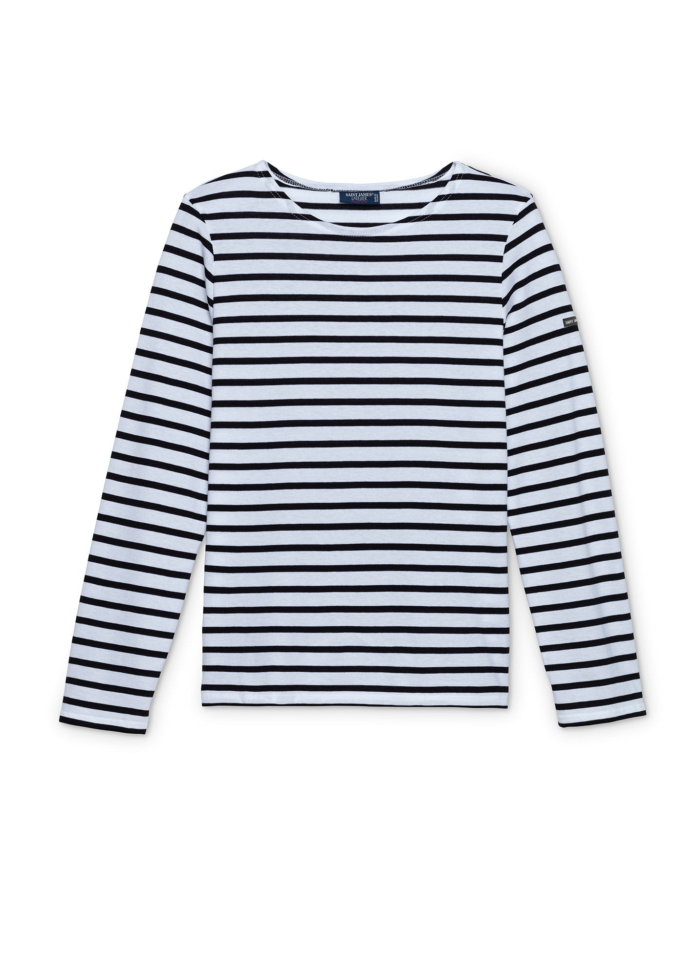 MINQUIDAME Breton Shirt (WHITE / NAVY)