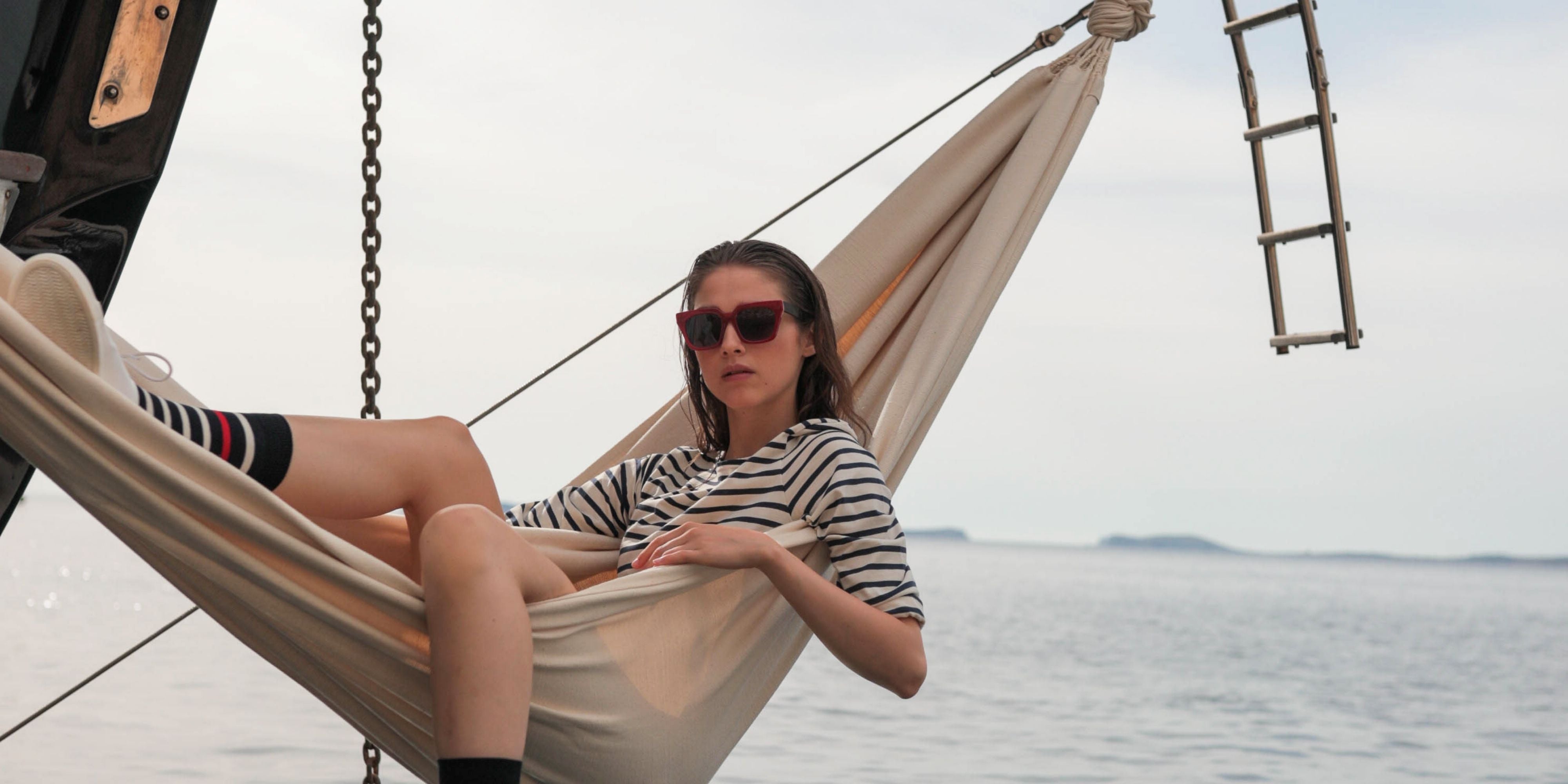 MINQUIDAME Breton Shirt (ECRU / NAVY)