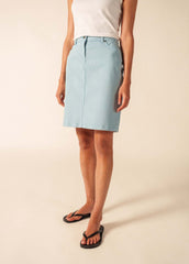 ELFY Stretch Denim Skirt (SKYLIGHT BLUE)