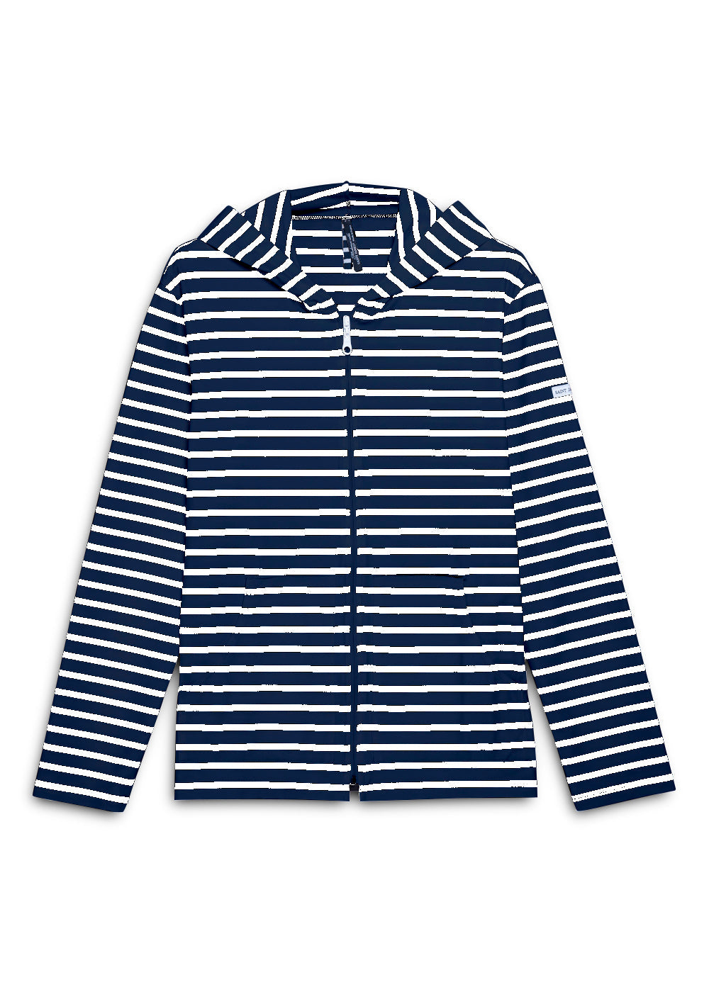 PLOUGASTEL II Striped Hoodie (NAVY / WHITE)