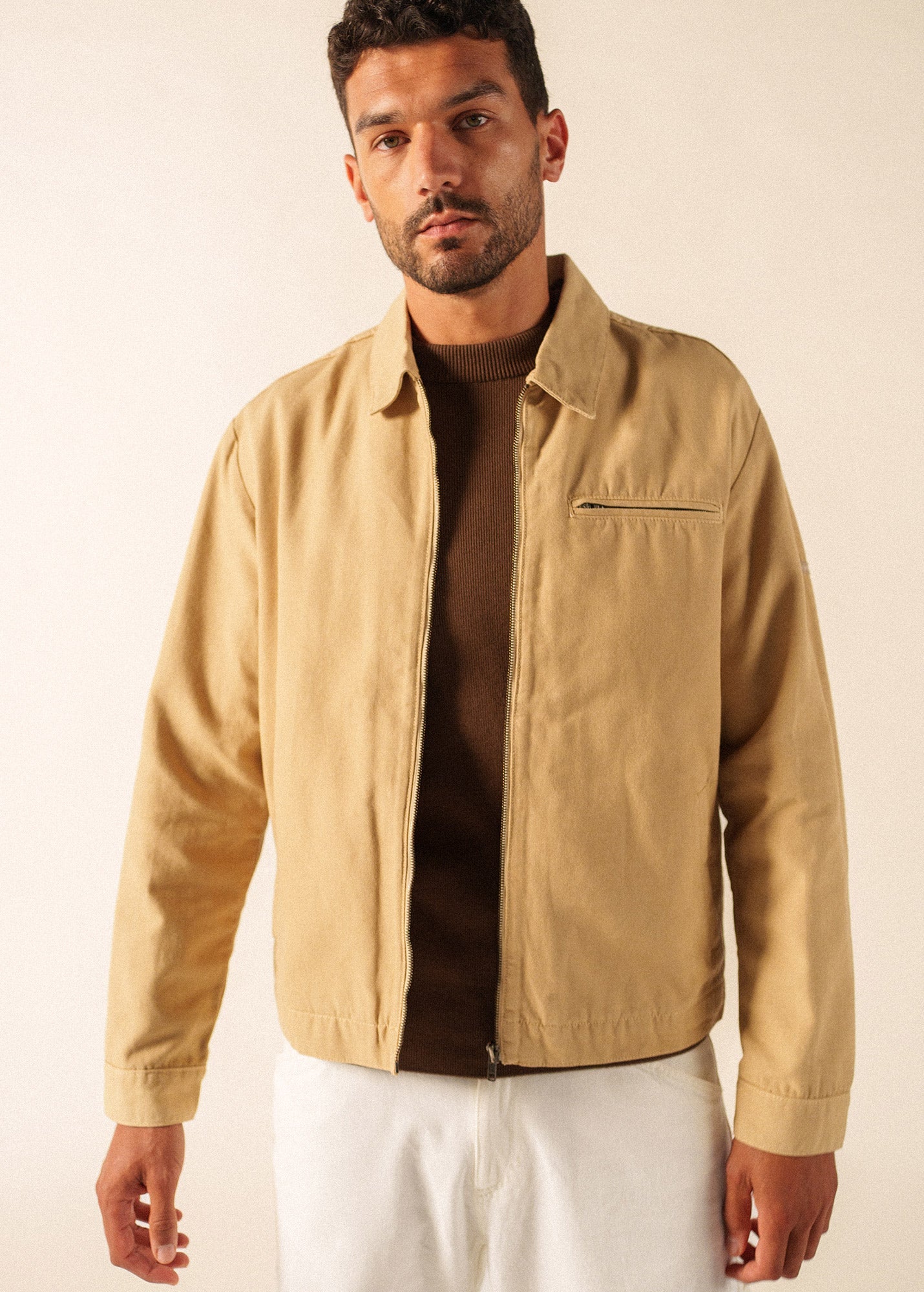 ZEPHYR cotton canvas jacket (SAIL CANVAS)