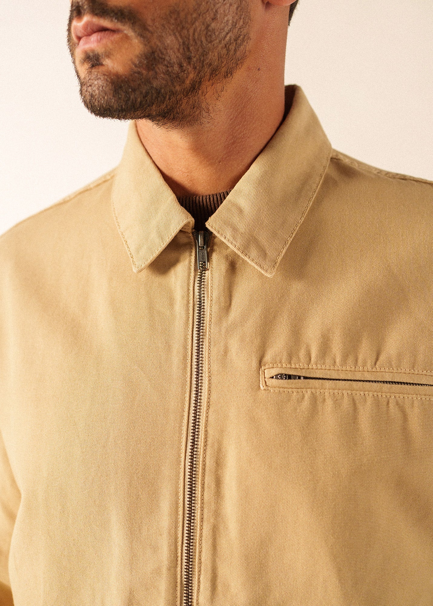 ZEPHYR cotton canvas jacket (SAIL CANVAS)