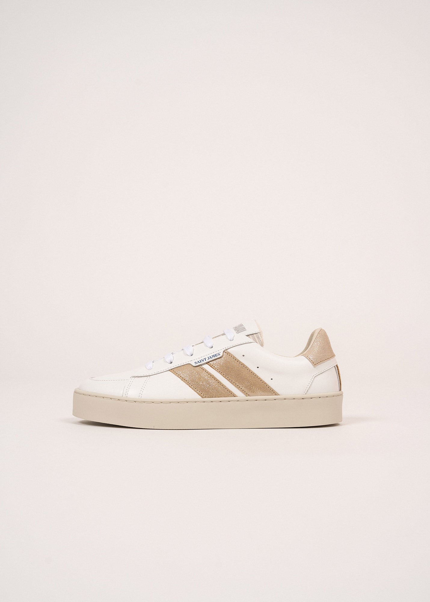 BASK CAVAL Sneakers (WHITE / GOLD LUREX)