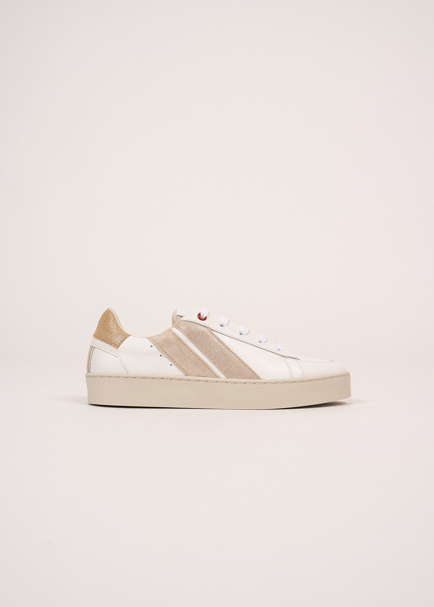 BASK CAVAL Sneakers (WHITE / GOLD LUREX)