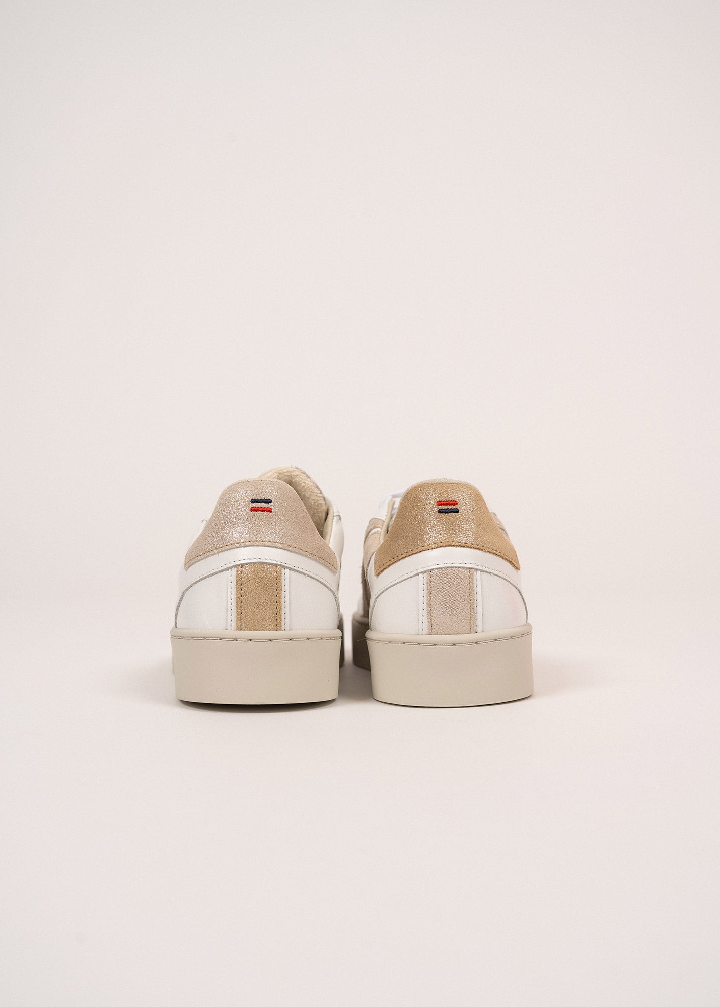 BASK CAVAL Sneakers (WHITE / GOLD LUREX)