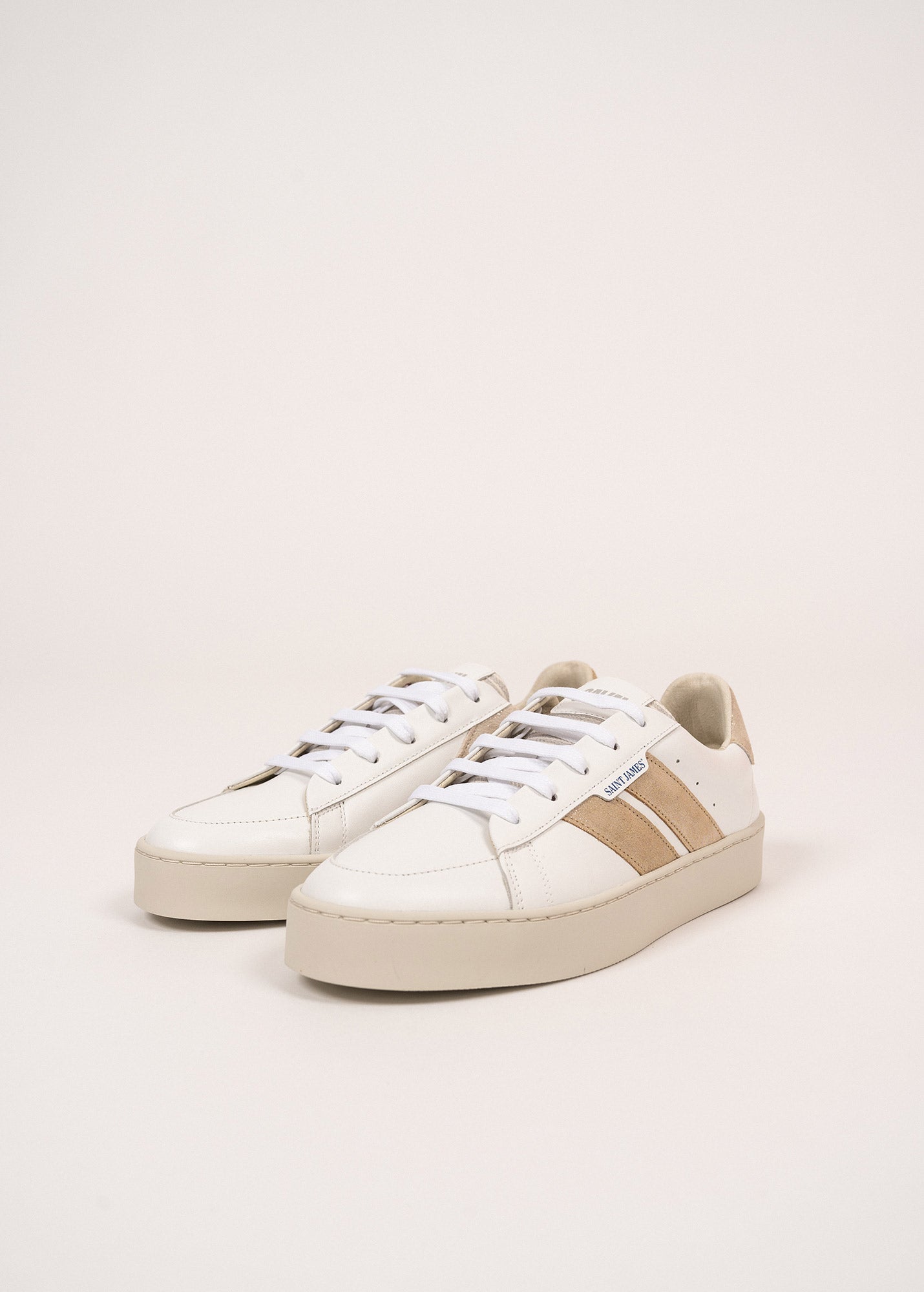 BASK CAVAL Sneakers (WHITE / GOLD LUREX)