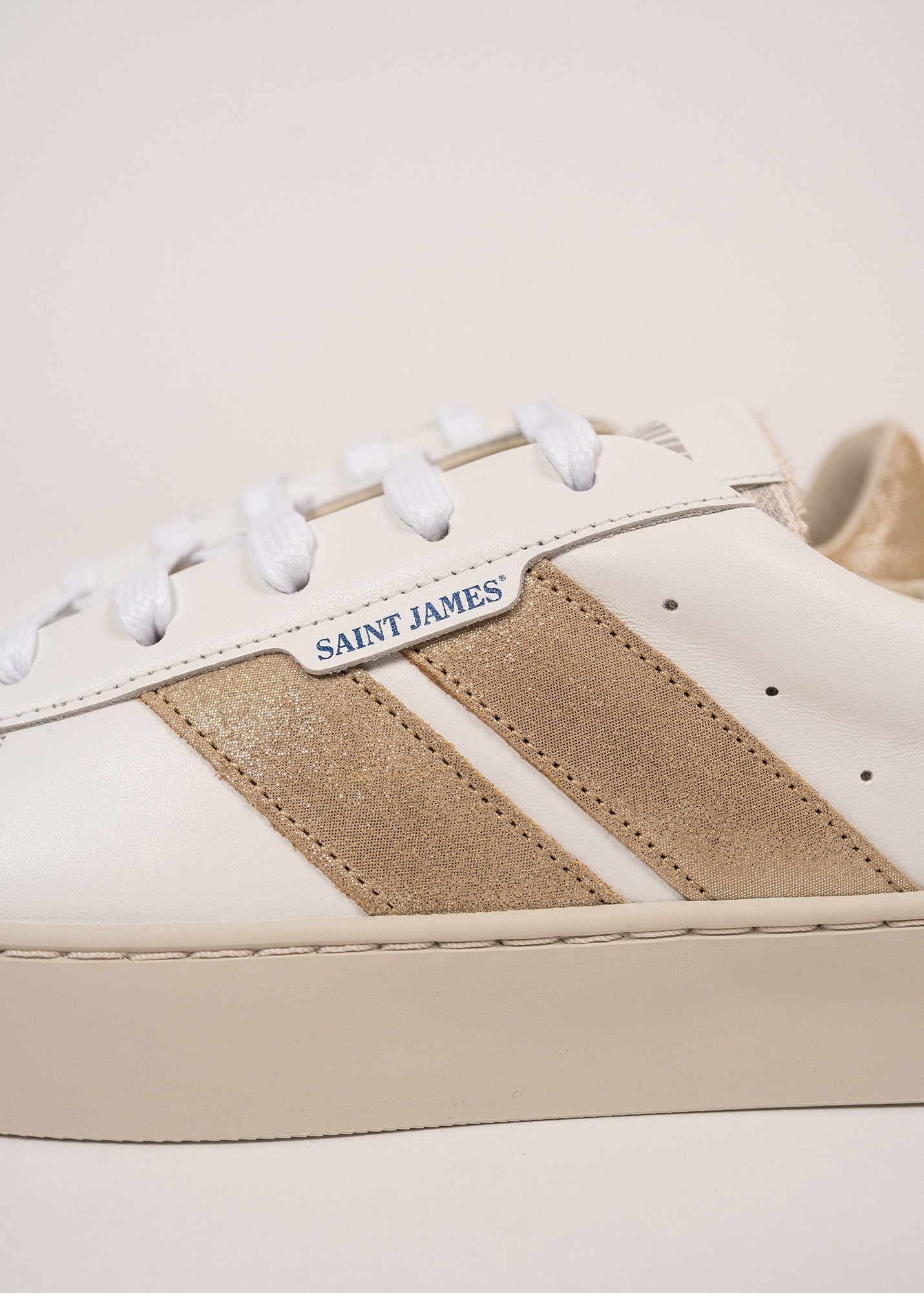 BASK CAVAL Sneakers (WHITE / GOLD LUREX)
