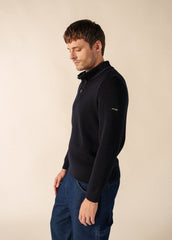 BOURBOULE Henley Sweater (NAVY)