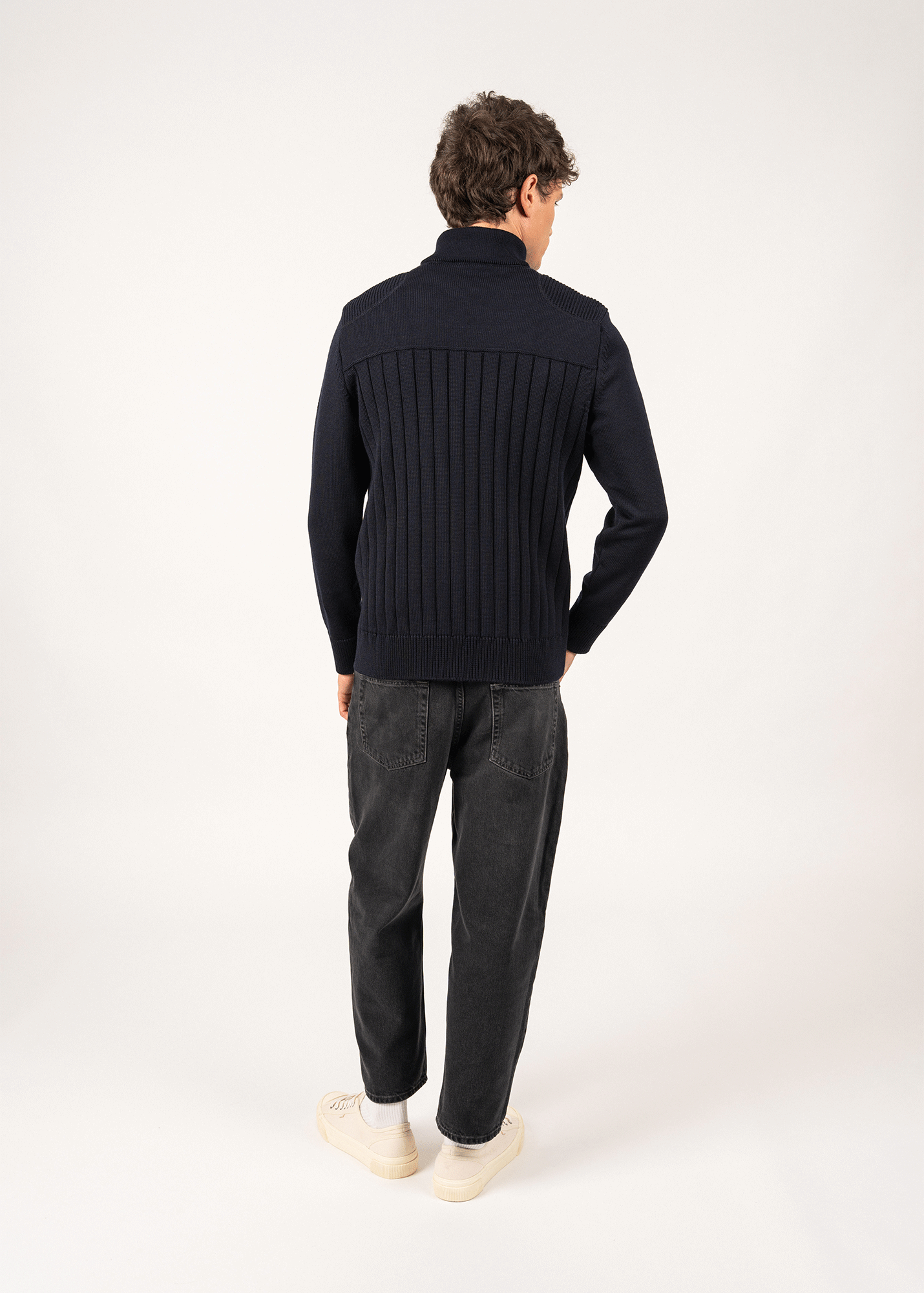 CALYPSO REEDIT Zip Jacket (NAVY / WHITE)