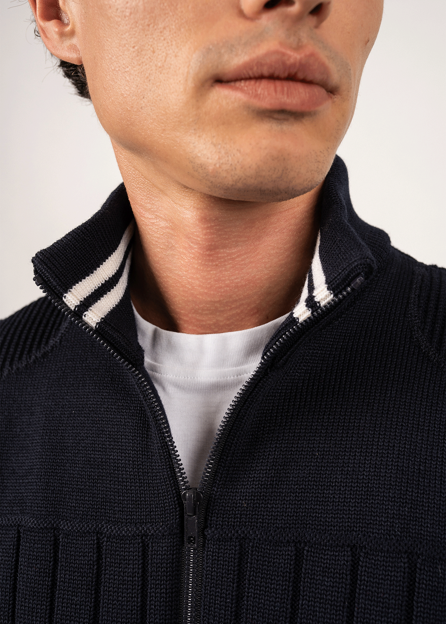CALYPSO REEDIT Zip Jacket (NAVY / WHITE)
