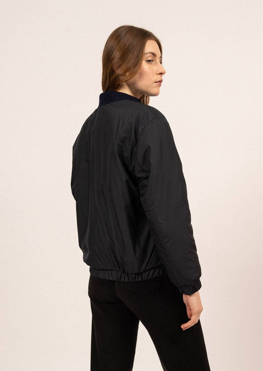ST LYDIA Bomber Jacket (DARK BLUE)