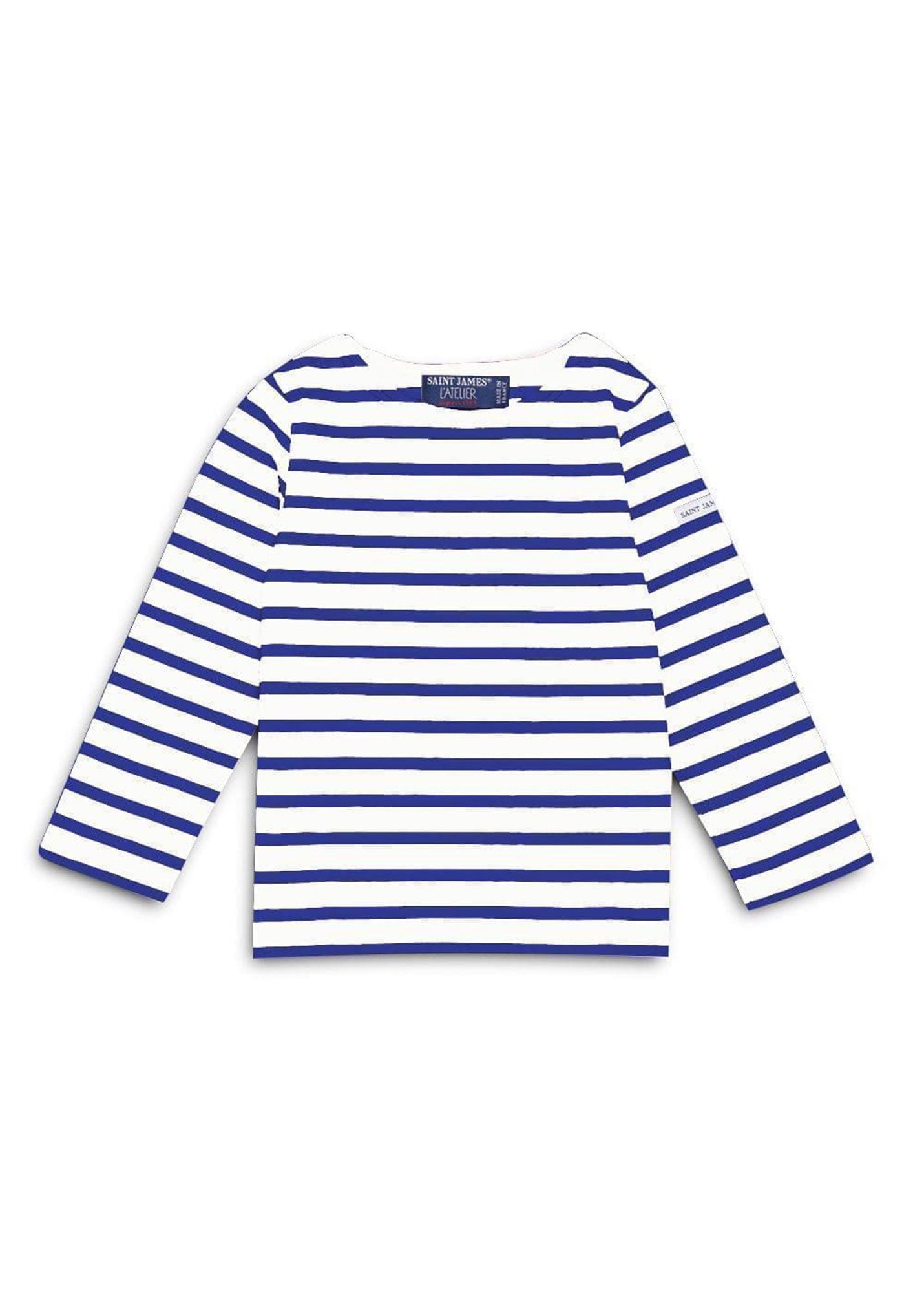 MINQUIERS KIDS Breton Shirt (WHITE / ROYAL BLUE)