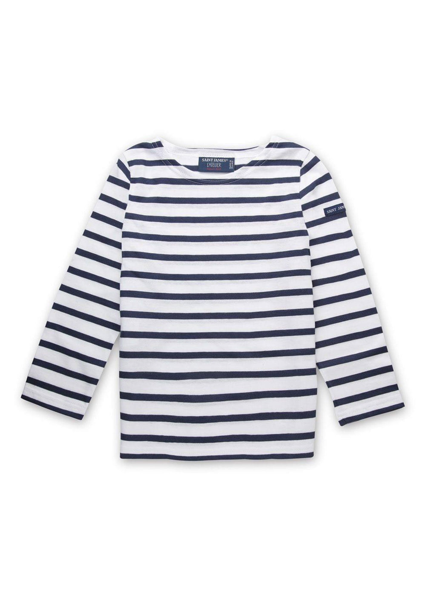 MINQUIERS KIDS Breton Shirt (WHITE / NAVY)