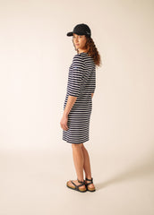 PROPRIANO Anti-Uv Nautical Dress (NAVY / WHITE)