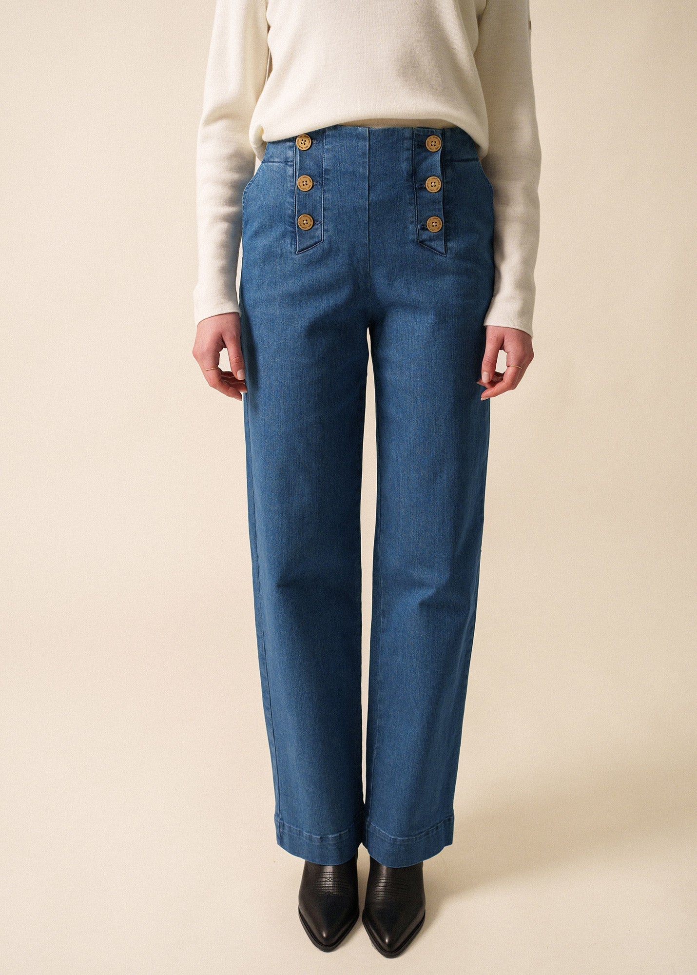 TORIE High Waist Jeans  (DENIM)
