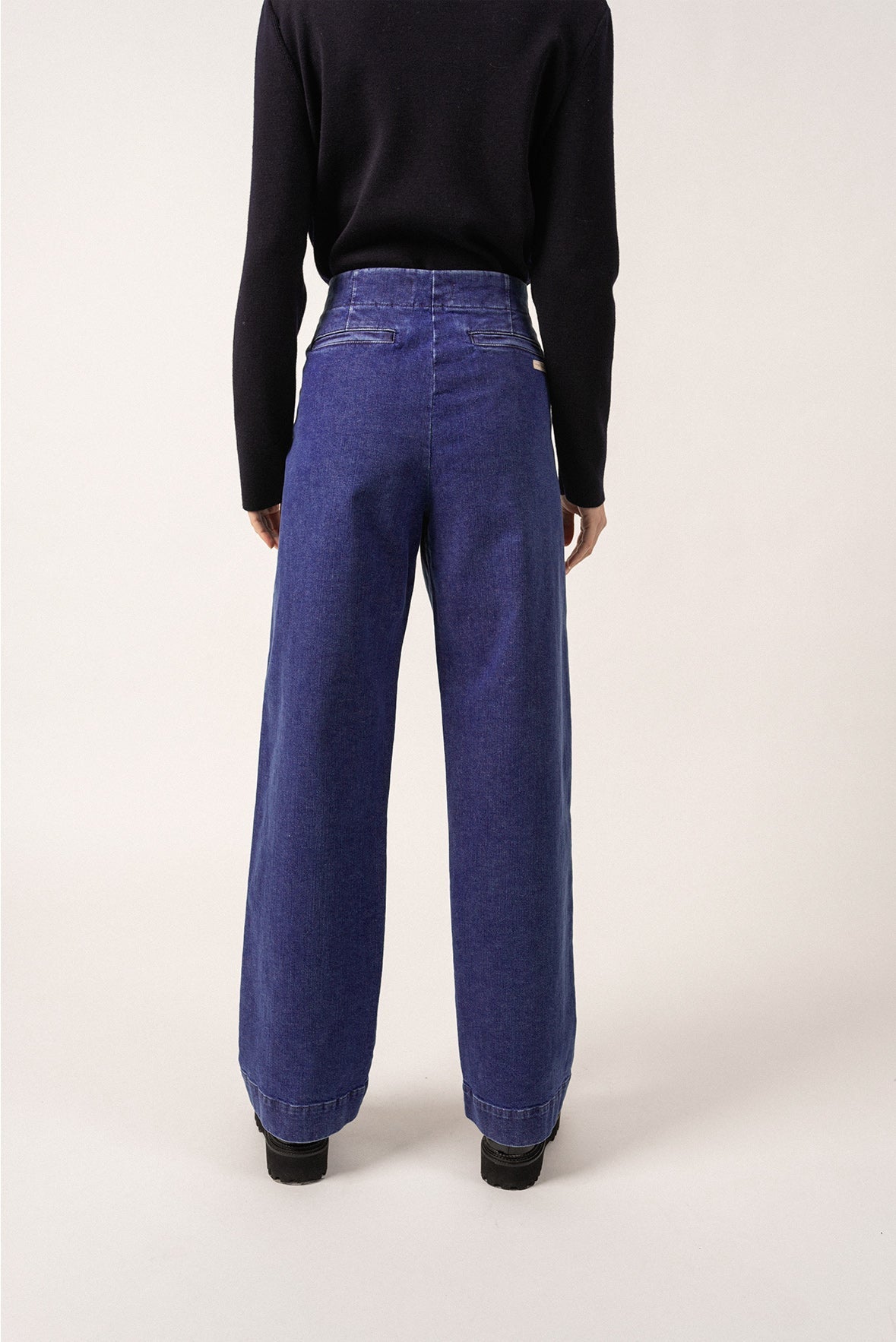 TORIE High Waist Jeans (DARK DENIM)