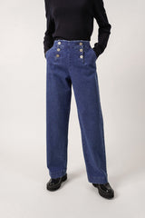 TORIE High Waist Jeans (DARK DENIM)