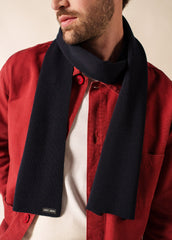 DUGUAY Wool Scarf (NAVY)