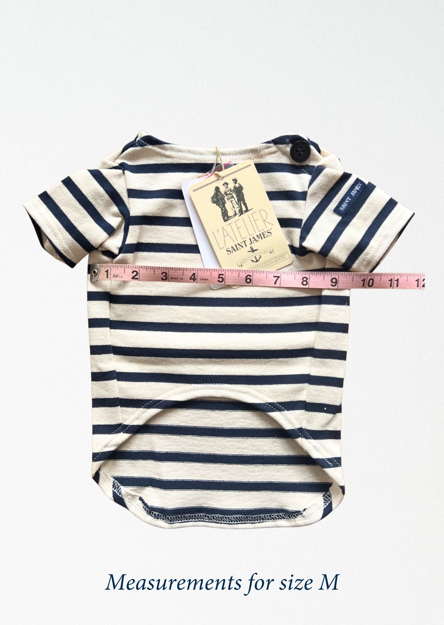 PARISIAN PUP Shirt (ECRU / NAVY)