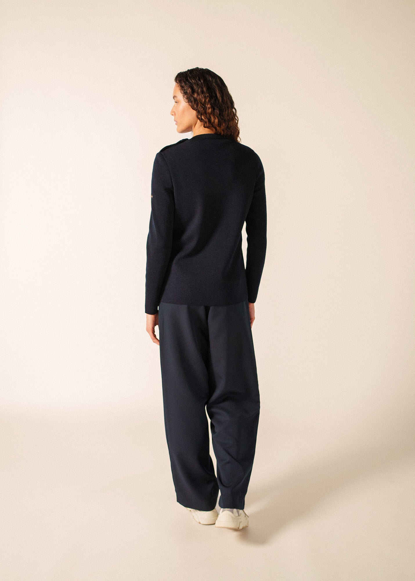 BREGANCON EIFFEL Breton Sweater (NAVY / BRONZE)