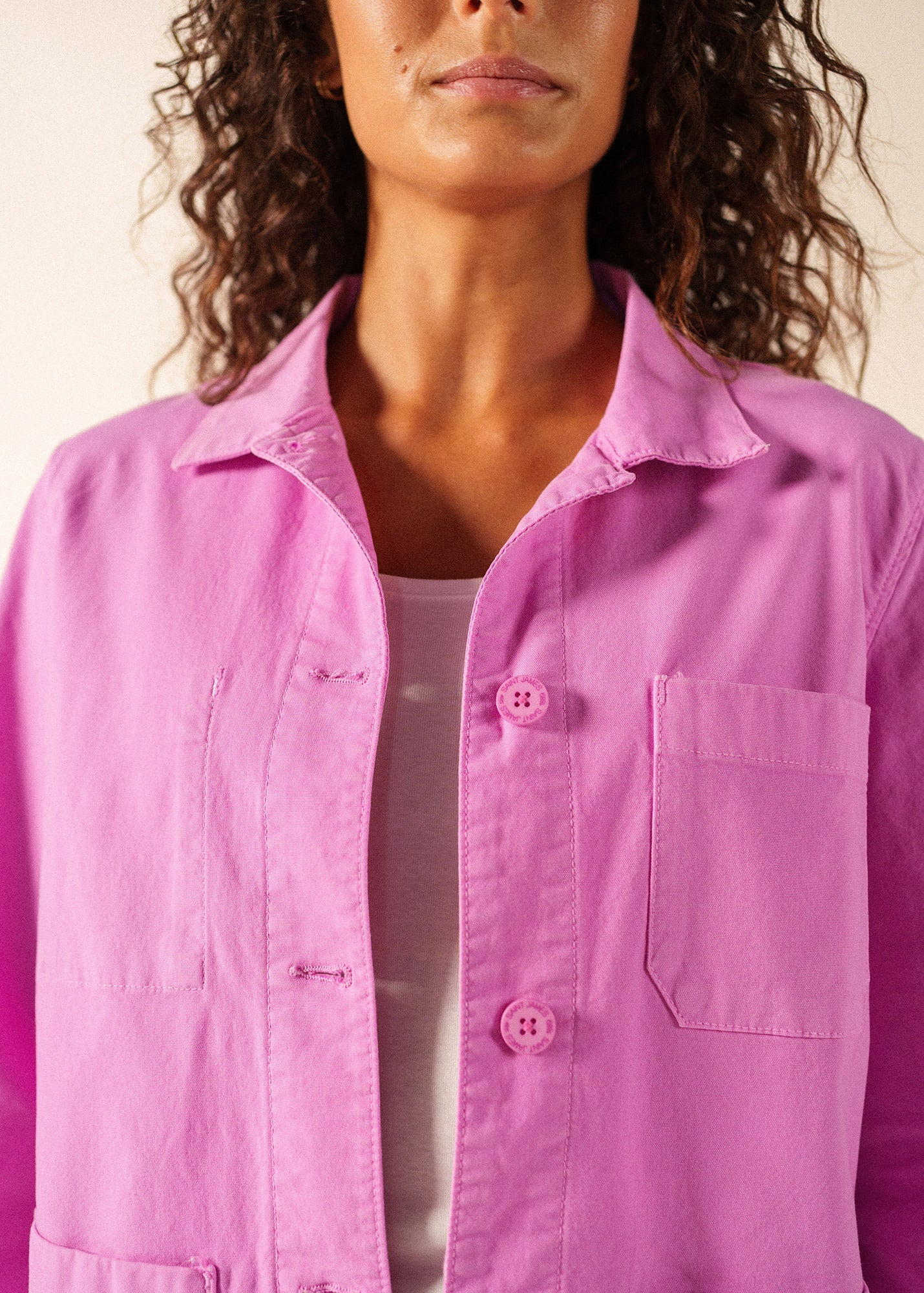 ALIZE French Chore Jacket (TEA ROSE PINK)