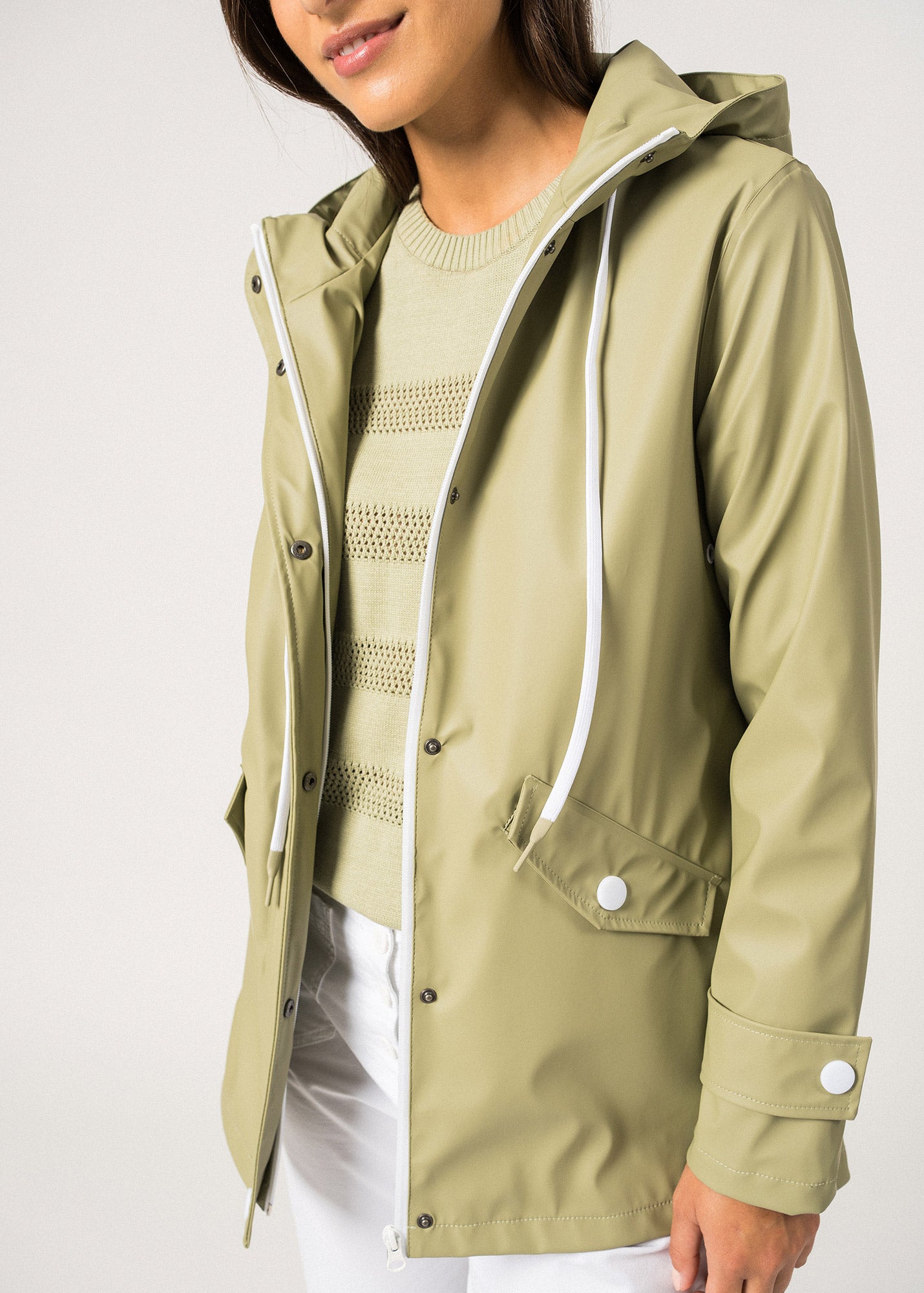 ST GAIA Rain Jacket (SOFT ALMOND)