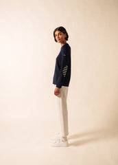 BREGANCON Breton Sweater (NAVY)