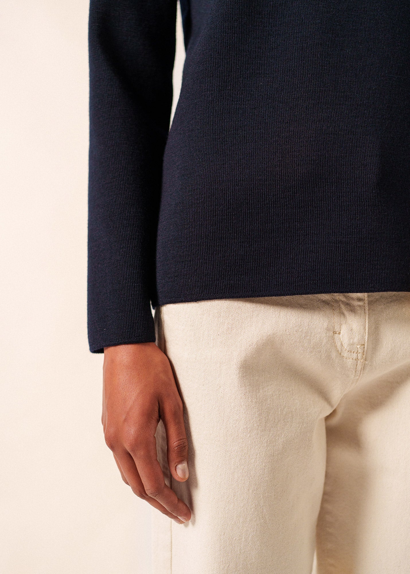 BREGANCON Breton Sweater (NAVY)