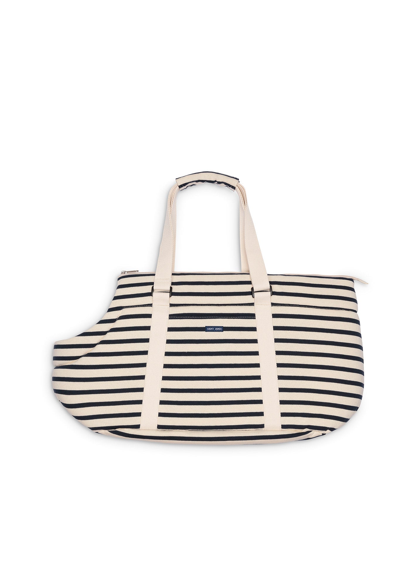 PARISIAN PUP Travel Bag (ECRU / NAVY)