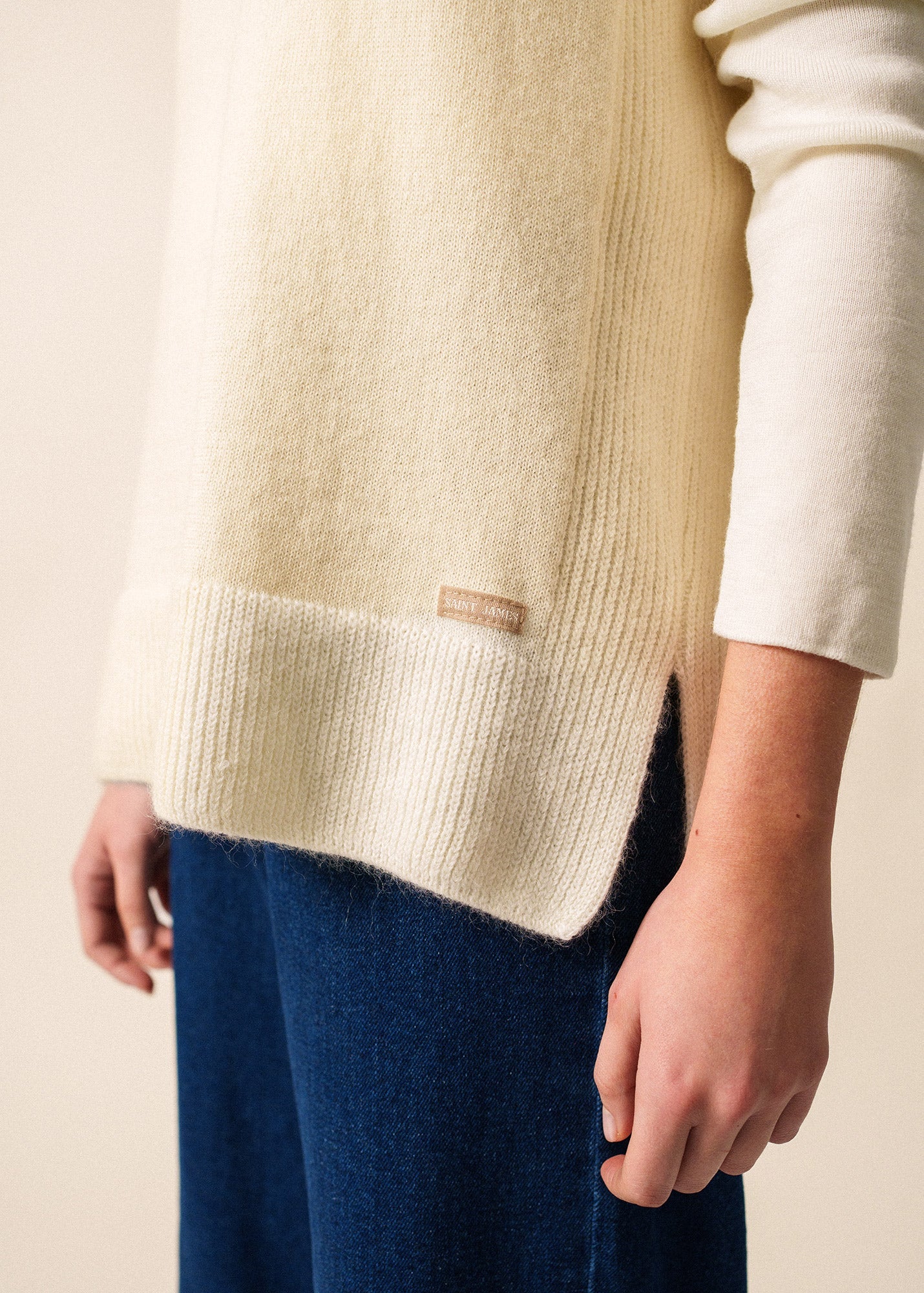 LA CLUSAZ Mohair Vest (WINTER WHITE)