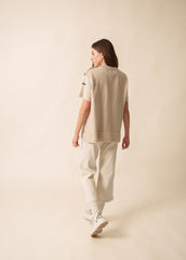 LA CLUSAZ Mohair Vest (BEIGE)
