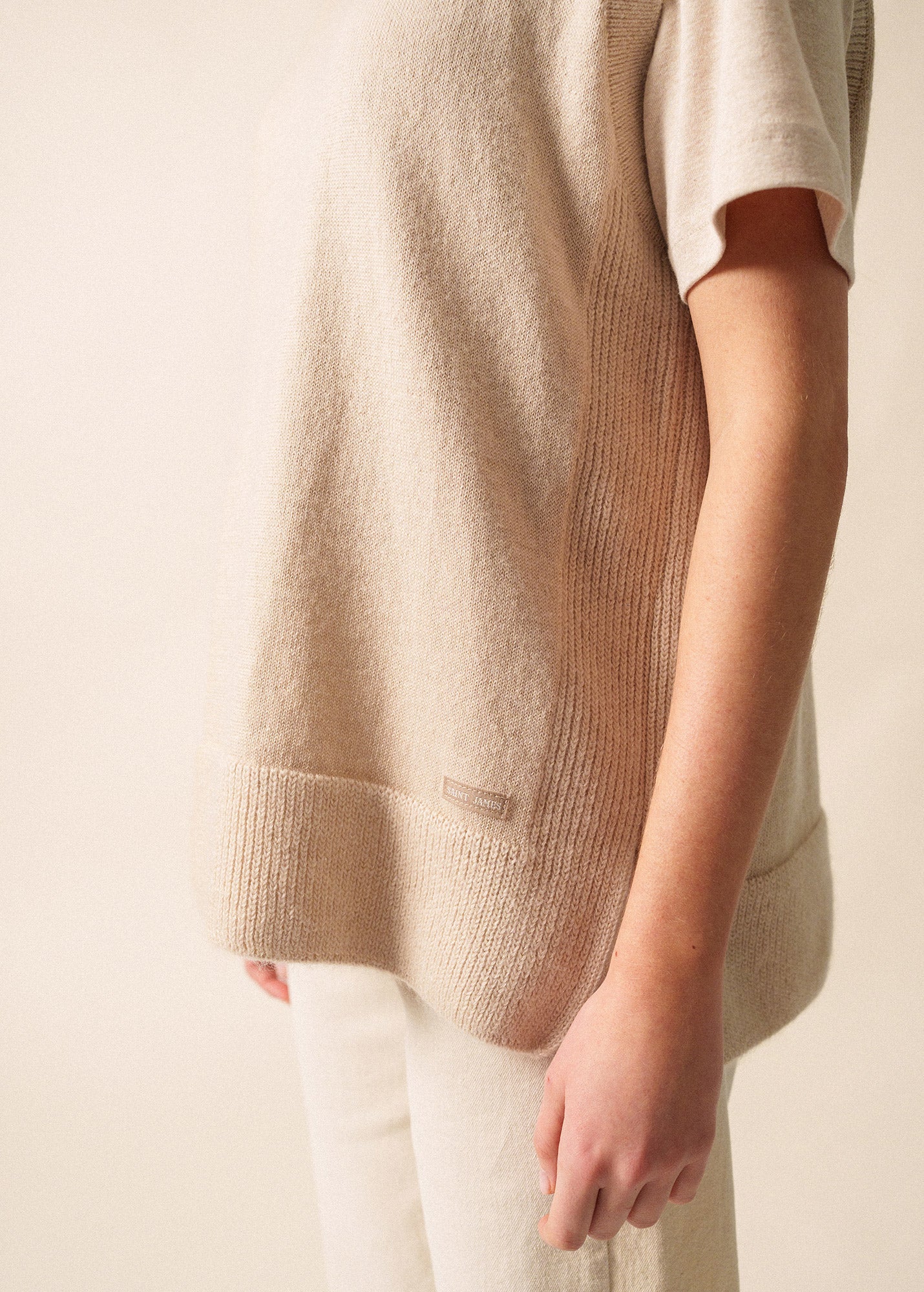 LA CLUSAZ Mohair Vest (BEIGE)