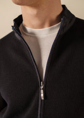 NAVIGATEUR Knit Cardigan (NAVY)